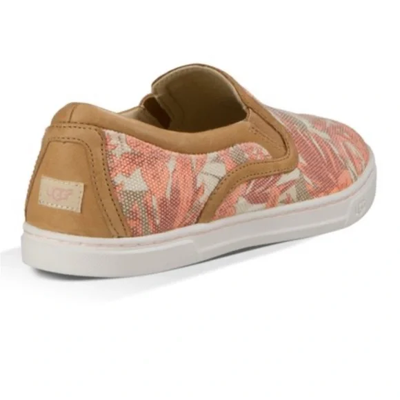 UGG® Tropical Blush Fierce Island Floral Slip-On Sneaker - Women,9/40!NWT - Picture 2 of 8